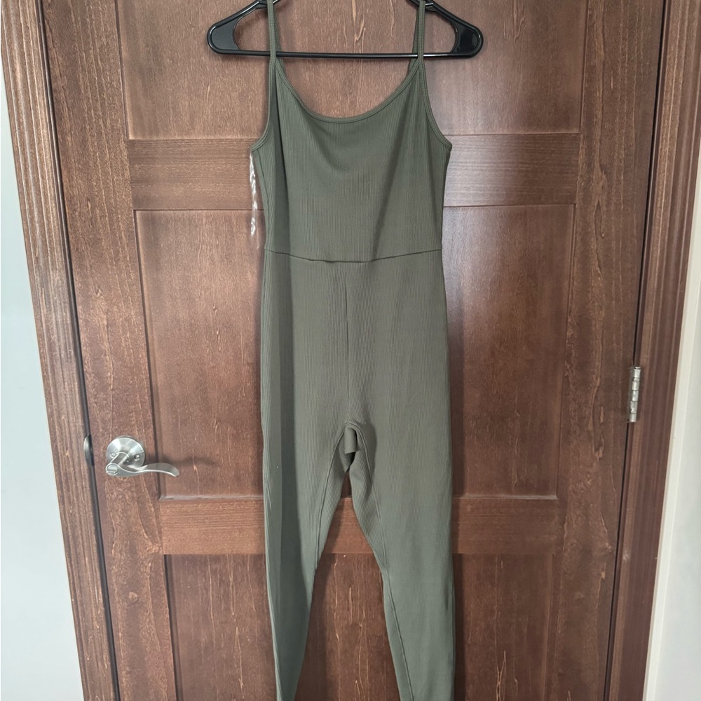 Elegant Olive Jumpsuit